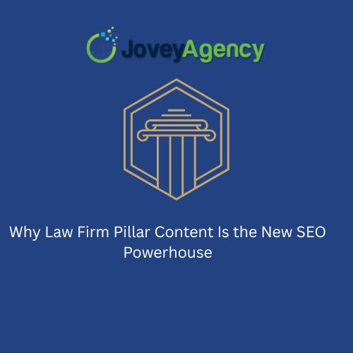 law firm pillar content illustration — Jovey Agency branding